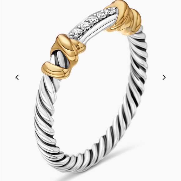 DY Petite Helena Wrap Band Ring - Picture 2 of 5